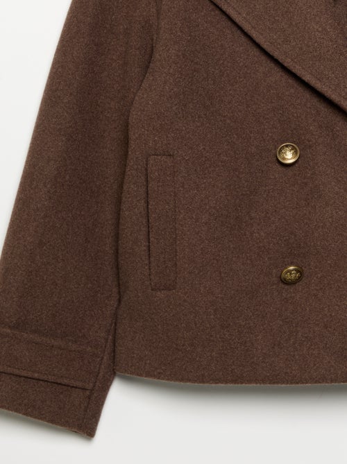 Manteau court façon paletot - Kiabi Manteau court façon paletot - Kiabi