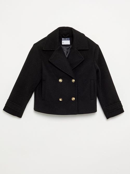Manteau court façon paletot - Kiabi