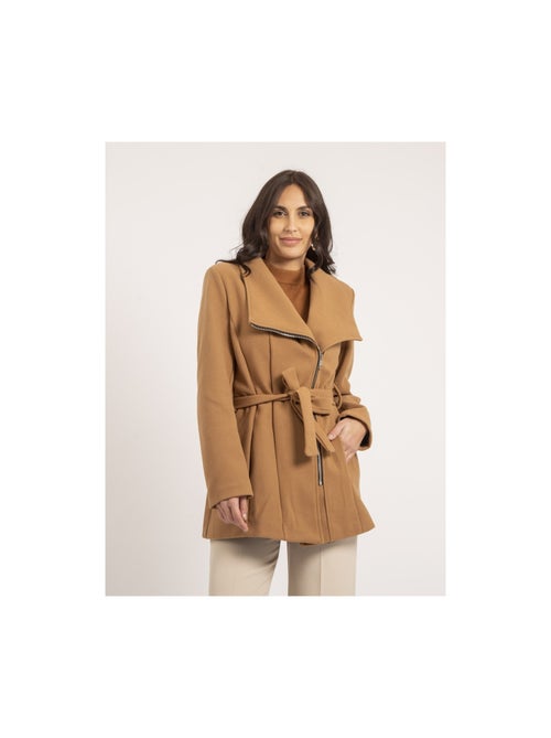 Manteau court zippé uways - Kiabi Manteau court zippé uways - Kiabi