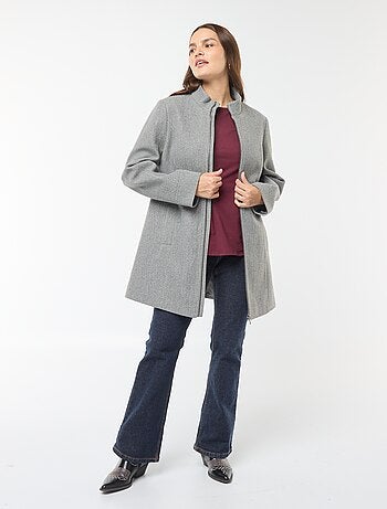Manteau de maternité en lainage