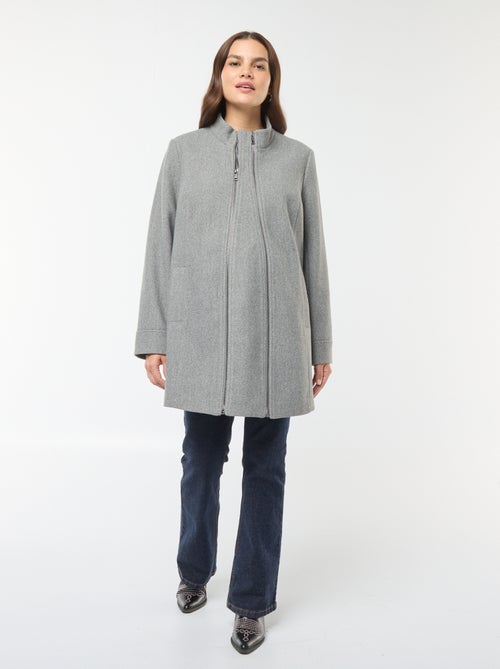 Manteau de maternité en lainage - Kiabi