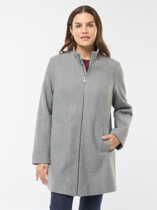 Manteau de maternité en lainage - Kiabi