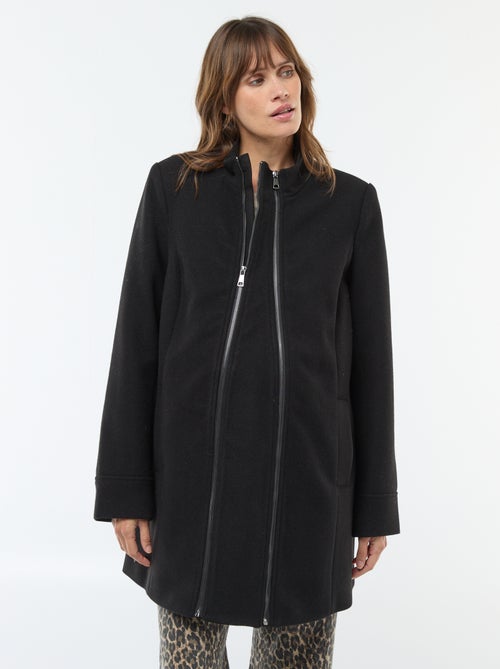 Manteau de maternité en lainage - Kiabi