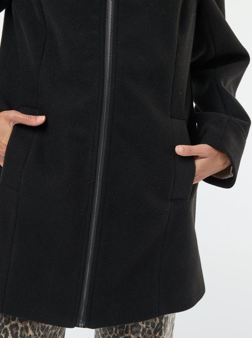 Manteau de maternité en lainage - Kiabi