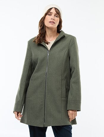 Manteau de maternité en lainage