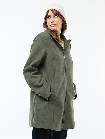 Manteau de maternité en lainage