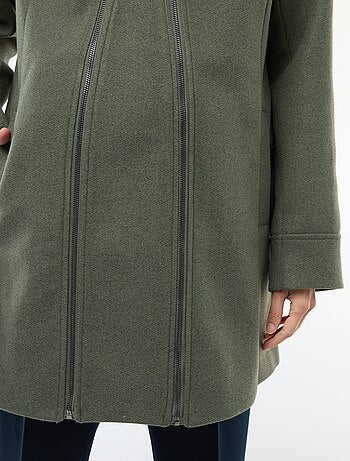 Manteau de maternité en lainage
