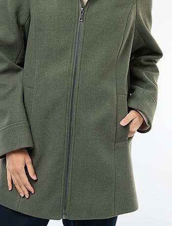 Manteau de maternité en lainage