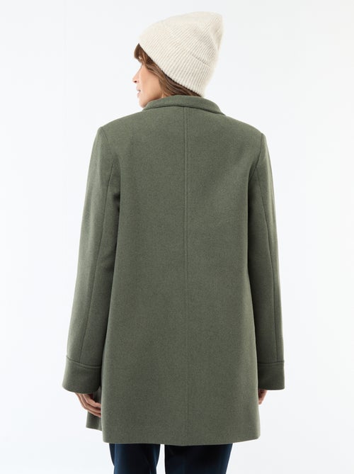 Manteau de maternité en lainage - Kiabi