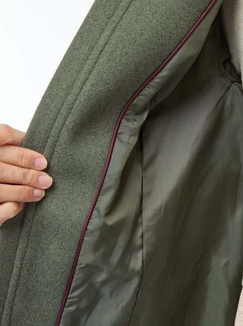 Manteau de maternité en lainage - Kiabi