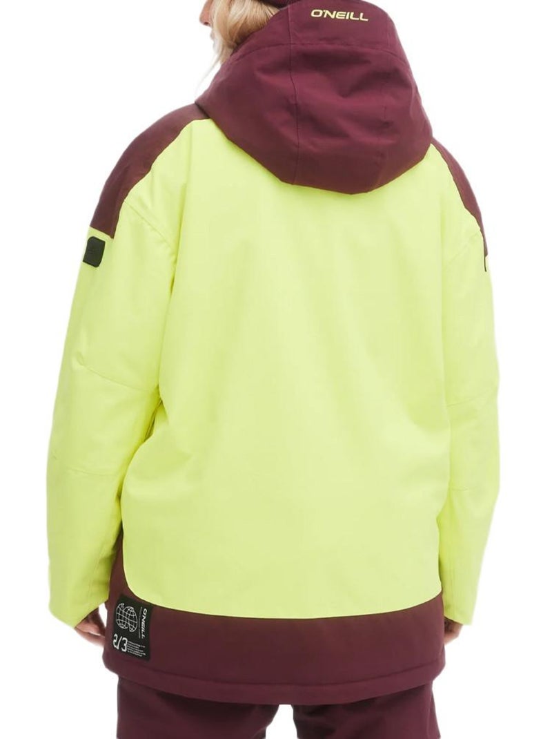 Manteau de ski femme o'neill Jaune - Kiabi