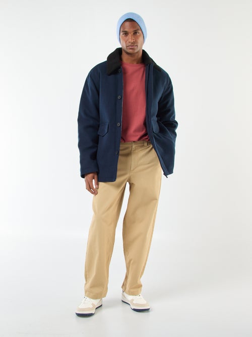 Manteau effet lainage - Kiabi