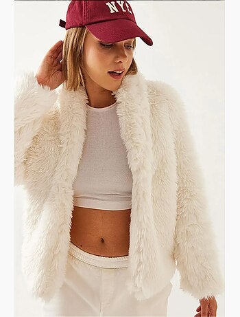 Manteau en fausse fourrure lucci