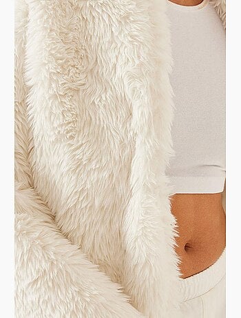 Manteau en fausse fourrure lucci