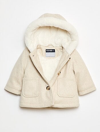 Manteau façon lainage