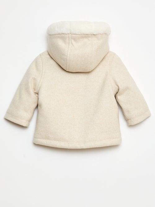 Manteau façon lainage - Kiabi