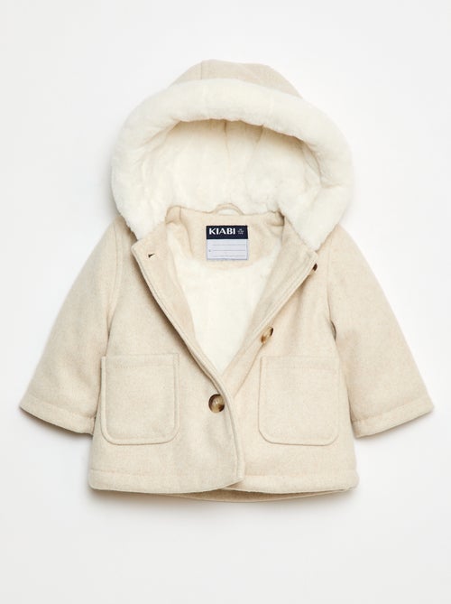 Manteau façon lainage - Kiabi