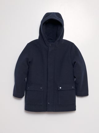 Manteau façon lainage