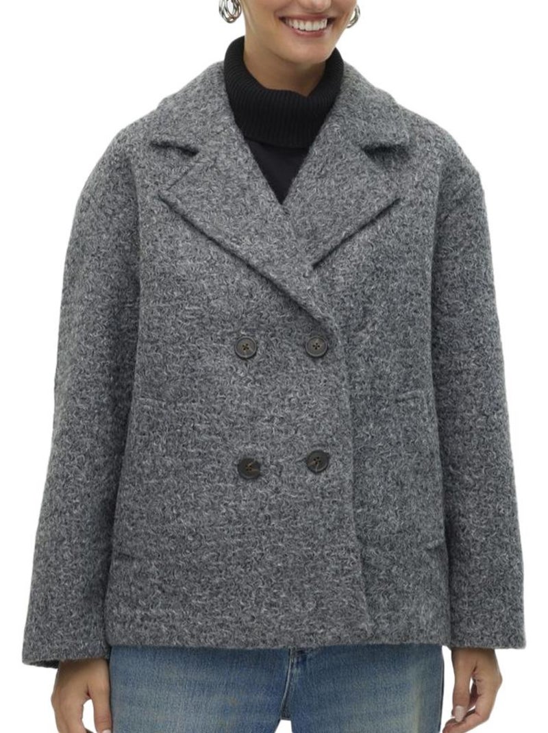 Manteau Femme Vero Moda Gris Argenté - Kiabi