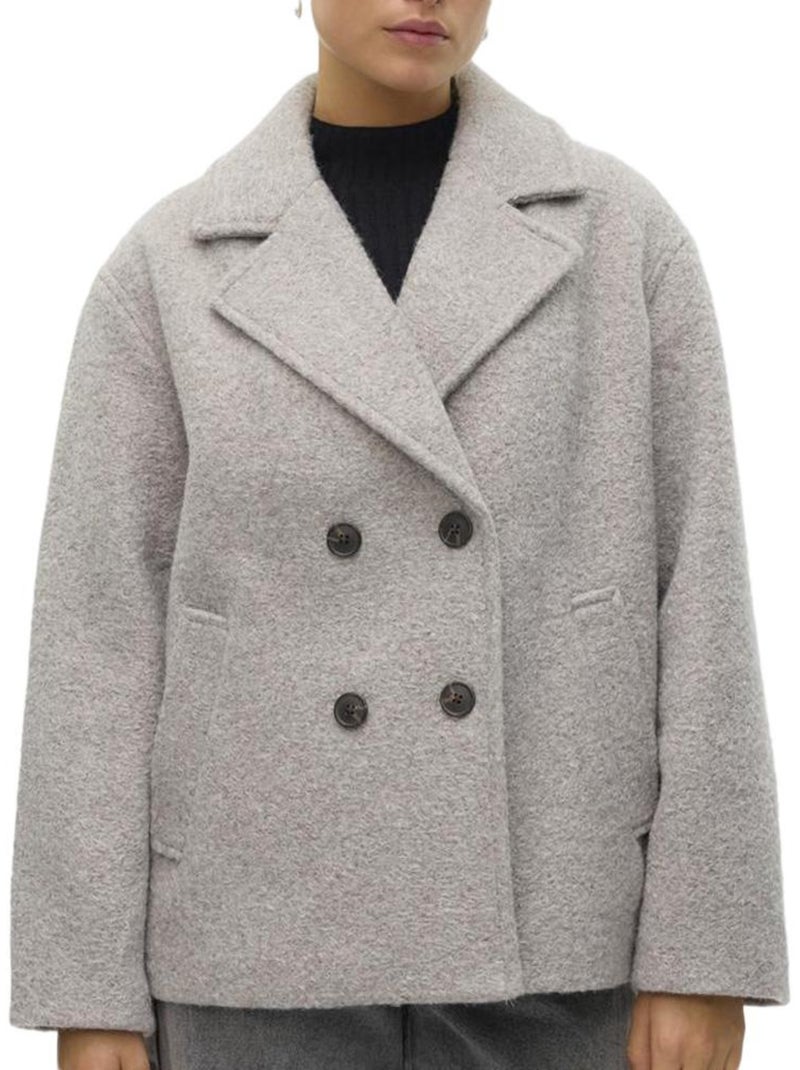 Manteau Femme Vero Moda Gris Argenté - Kiabi