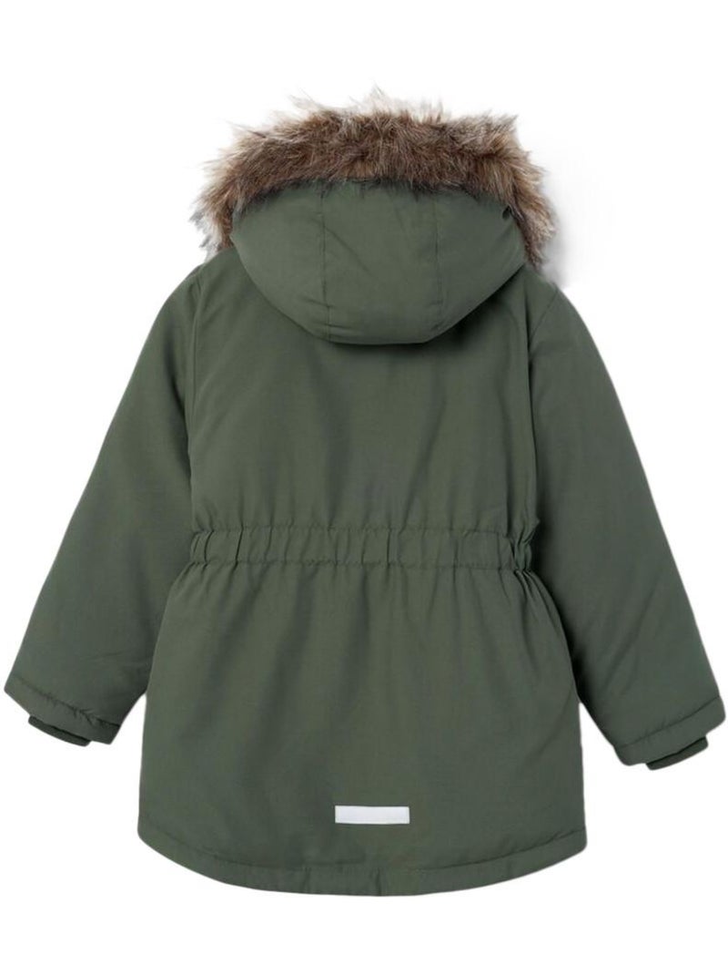 Manteau Fille Name it Vert kaki clair - Kiabi