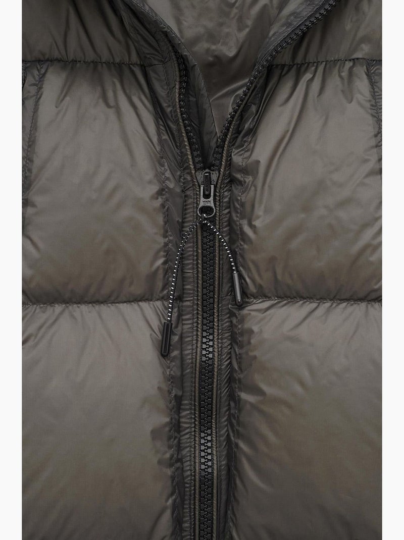Manteau homme matelassé giesto Gris Noir - Kiabi