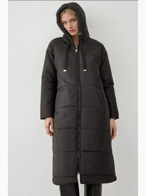 Manteau long à capuche bdart - Kiabi Manteau long à capuche bdart - Kiabi