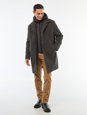 Manteau long chaud chic