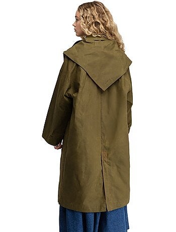 Manteau long ciré femme femme skye-w