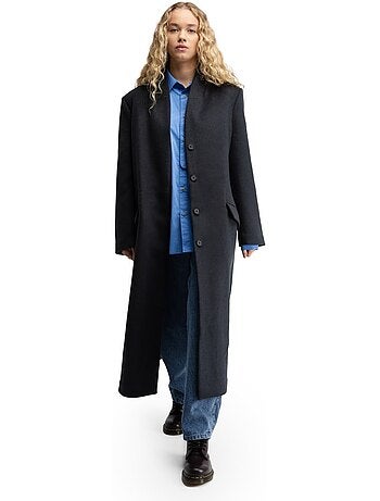 Manteau long en laine femme femme glencoe-w