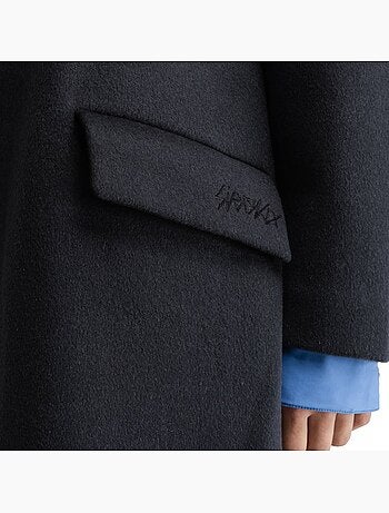 Manteau long en laine femme femme glencoe-w