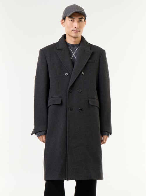 Manteau long façon lainage - Kiabi Manteau long façon lainage - Kiabi