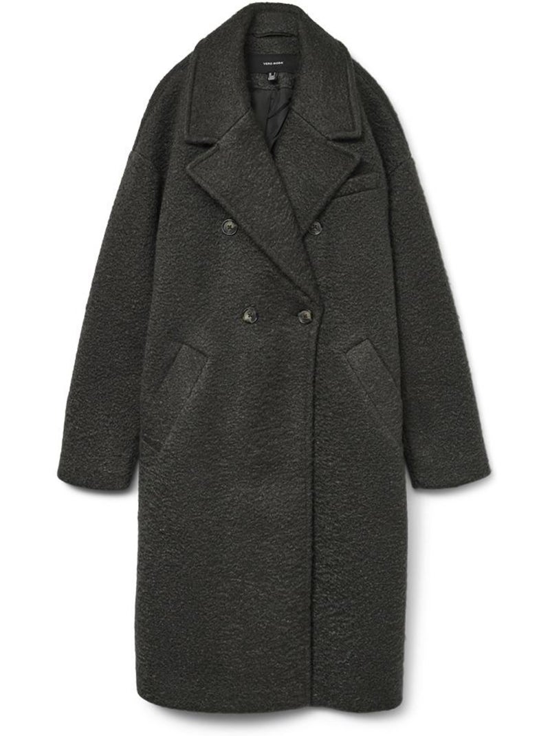 Manteau long femme vero moda Kaki - Kiabi