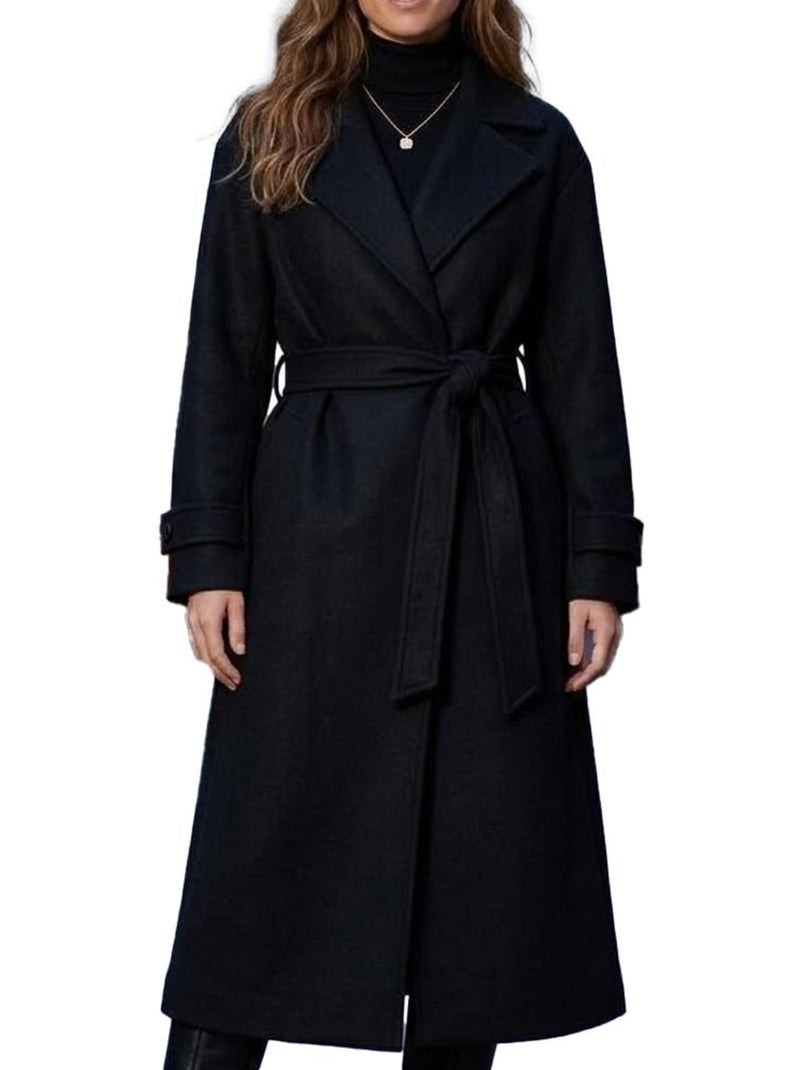Manteau Long Femme Vero Moda Noir - Kiabi