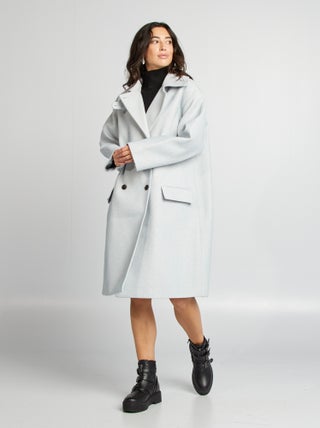 Manteau long forme oversize