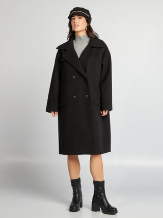 Manteau long forme oversize