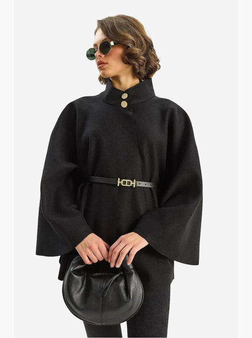 Manteau long texturé avec fermeture à boutons lucci - Kiabi Manteau long texturé avec fermeture à boutons lucci - Kiabi