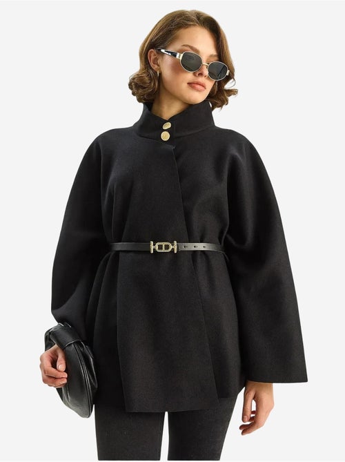 Manteau long texturé avec fermeture à boutons lucci - Kiabi Manteau long texturé avec fermeture à boutons lucci - Kiabi