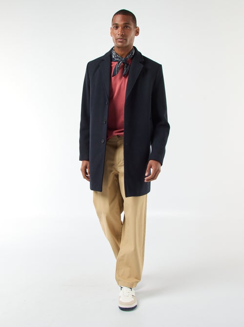 Manteau long uni - Kiabi