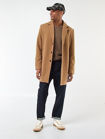 Manteau long uni