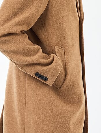 Manteau long uni