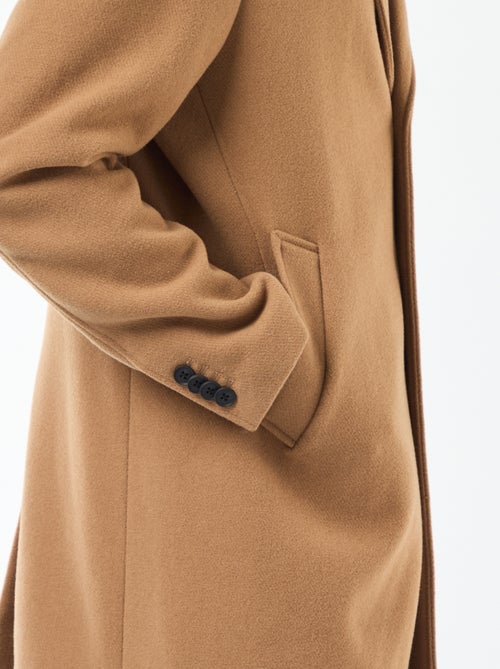 Manteau long uni - Kiabi