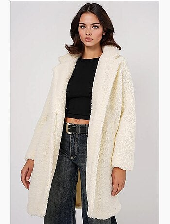Manteau surdimensionné en fausse fourrure bdart