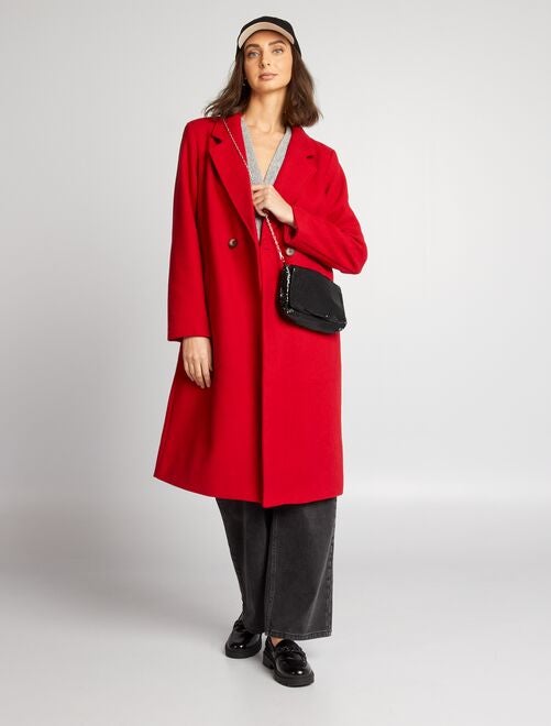 Manteau rouge femme discount mango