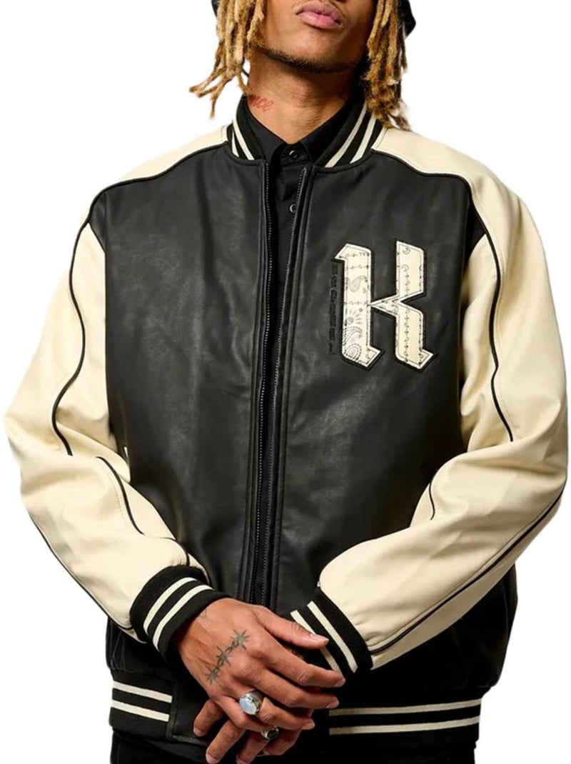 Manteaux Cuir Homme Kaporal Noir - Kiabi