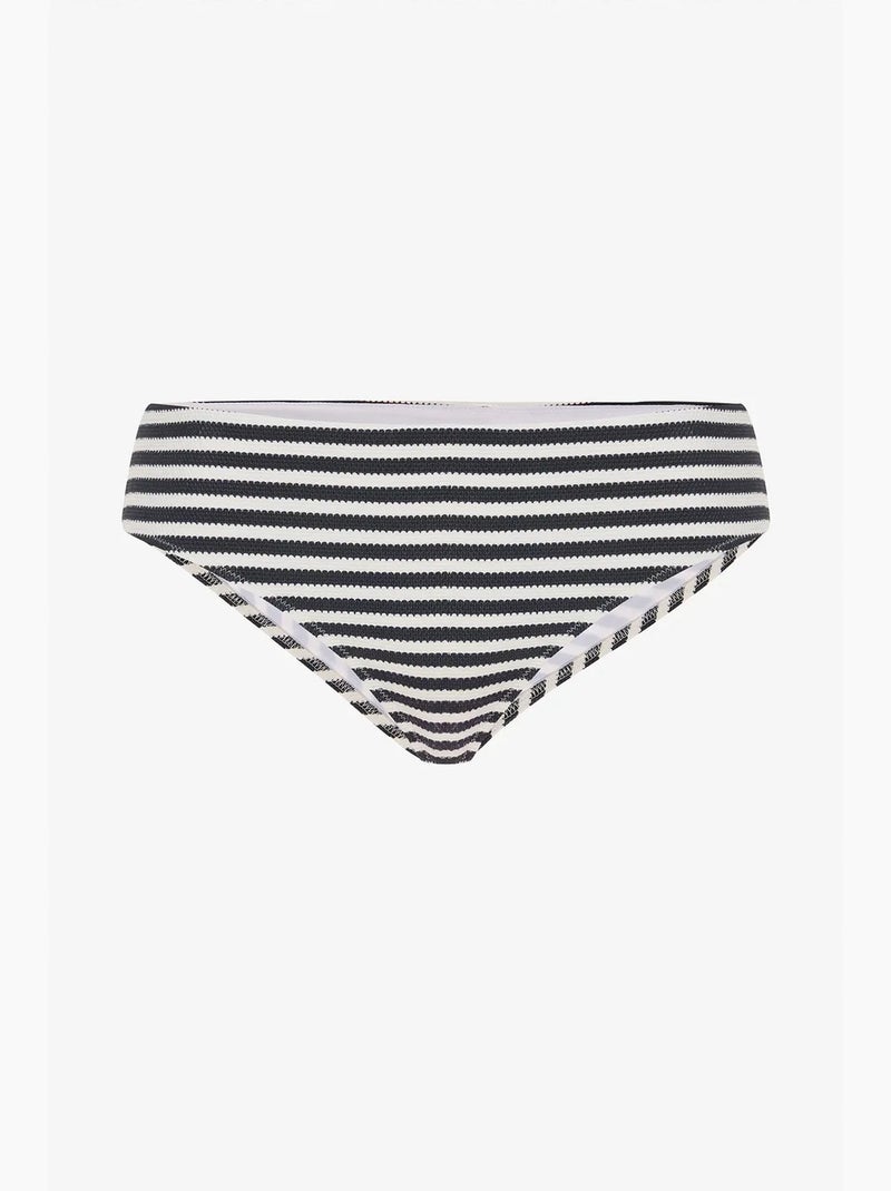 Marbel hipster gestreepte bikinibroekje penti Blauw Wit - Kiabi