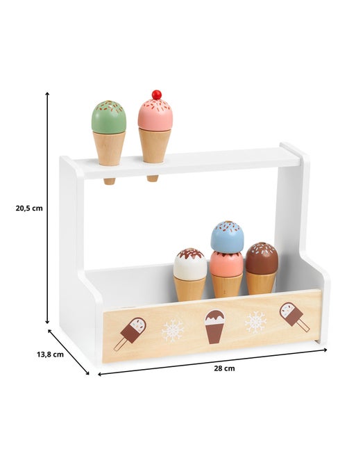 Marchande de glaces en bois avec accessoires 3 ans mamabrum - Kiabi Marchande de glaces en bois avec accessoires 3 ans mamabrum - Kiabi