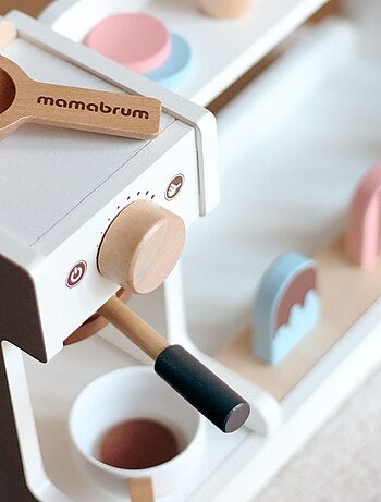 Marchande de jeu bois machine à café et à glace mamabrum
