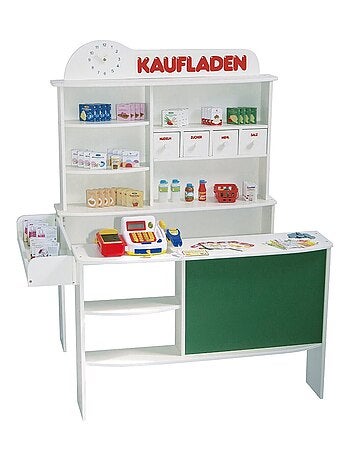 Marchande en bois + caisse enregistreuse et accessoires 'Kaufladen' ROBA