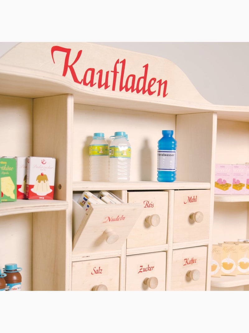 Marchande en bois + caisse enregistreuse et accessoires ROBA Bois naturel - Kiabi